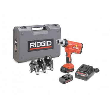 Пресс-пистолет RIDGID RP 210-B Compact  + пресс-клещи RF 16-20-25 мм, аккумулятор, зарядное устройство, кейс