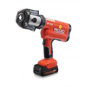 Пресс-пистолет RIDGID RP 210-B Compact  + аккумулятор, зарядное устройство, кейс