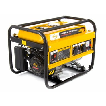 Denzel Генератор бензиновый GE 2500 (2,5 кВт, 220В/50Гц, 15 л, ручной старт)