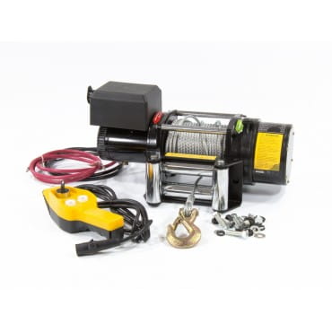 Denzel Лебедка автомобильная электрическая LB-2000 (2,2 т, 3,2 кВт, 12 В)