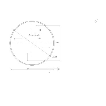 Затирочный диск GROST 780-3 мм 4 кр