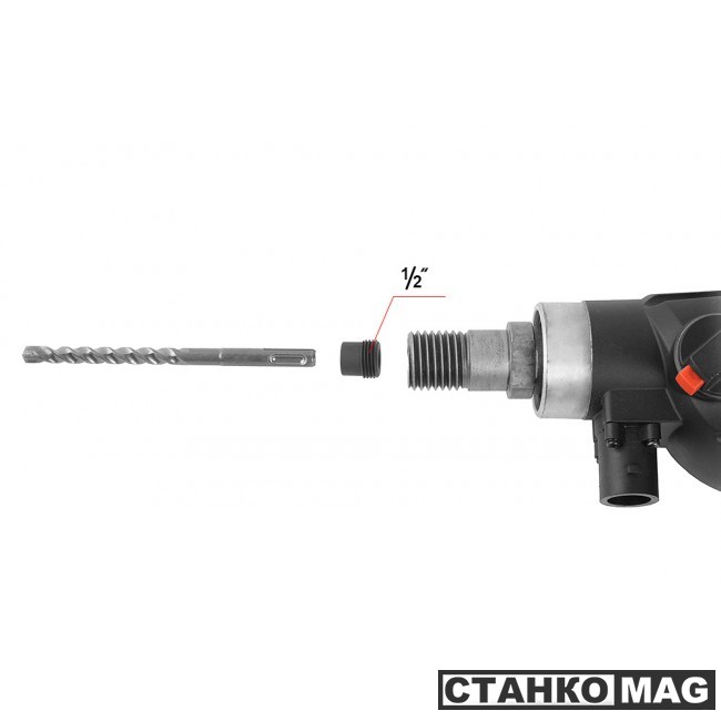 Адаптер Messer 1/2 SDS-PLUS для использования буров на малых машинах алмазного бурения
