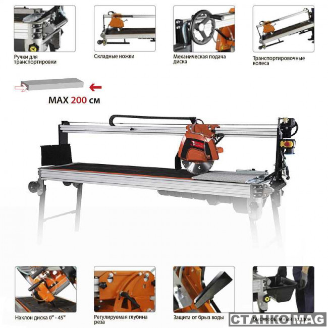 Станок камнерезный FUBAG DIAM PK 100LM