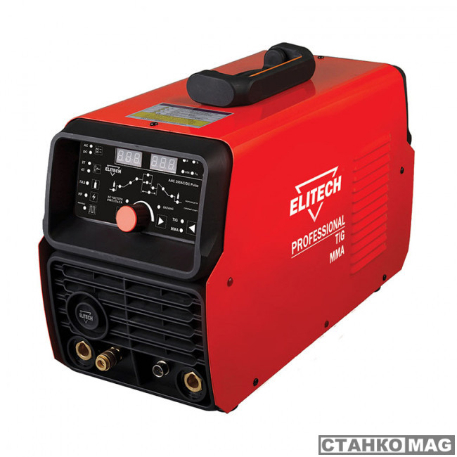 Сварочный инвертор Elitech АИС 200AC/DC Pulse (E1703.001.00) 191979 ...