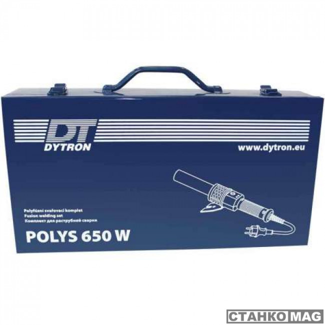 Паяльник для полипропиленовых труб ручной DYTRON Polys P-4a 650W TraceWeld STANDARD blue
