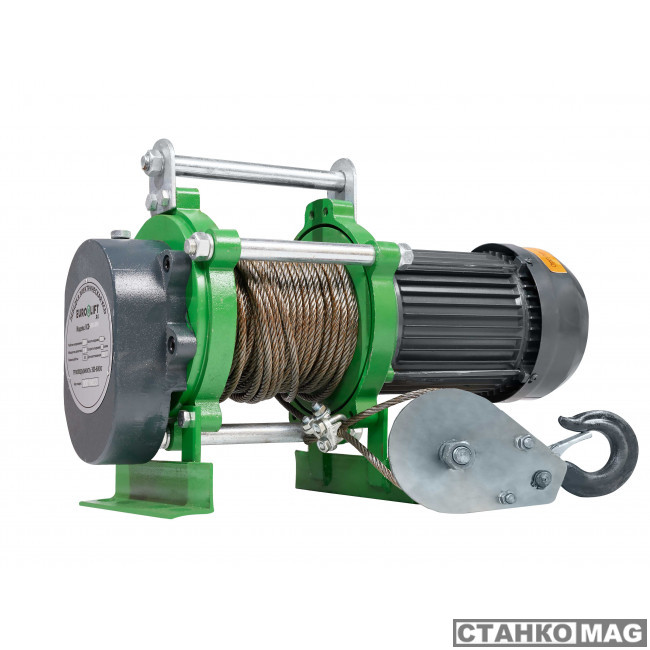 Лебедка электрическая Euro-Lift KCD 500/1000 кг, 30/15 м 220В 00019835 ...