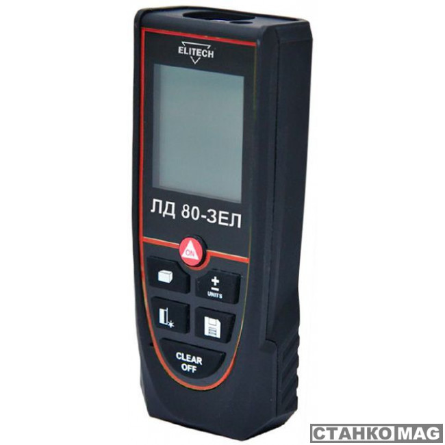 Лазерный дальномер Elitech ЛД 80-ЗЕЛ 196368 - Измерительная техника в ...